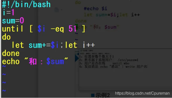 Linux下shell脚本语言编程学习